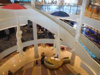 Das Atrium an Bord