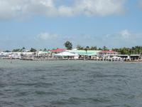 Einfahrt in den Hafen von Belize City