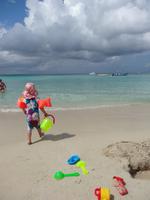 Badetag auf Roatan/ Honduras