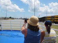 Schleußenvorgang im Panamakanal