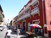 Malerische koloniale Gassen von Cartagena