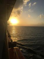 Sonnenuntergang in Belize