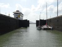 Schleuse im Panamakanal