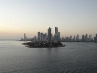 Bocagrande zum Sonnenuntergang