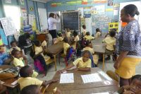 Schulbesuch in Jamaika