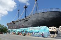Isla Roatan, Ausflug in den Osten der Insel, Piratenschiff „Isery“