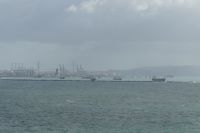 Colon, östliche Einfahrt in den Panama Kanal