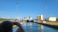 Kreuzfahrt Karibik - Schleuse im Panama-Kanal, Panama