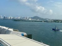 Hafeneinfahrt, Cartagena, Kolumbien