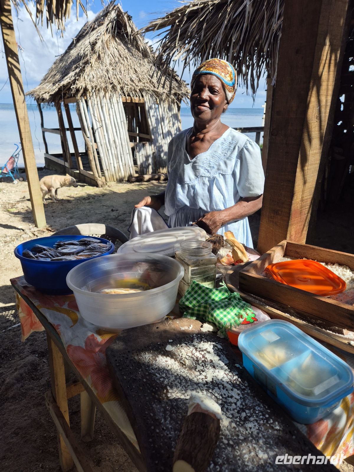 im Dorf Punta Gorda, Roatan