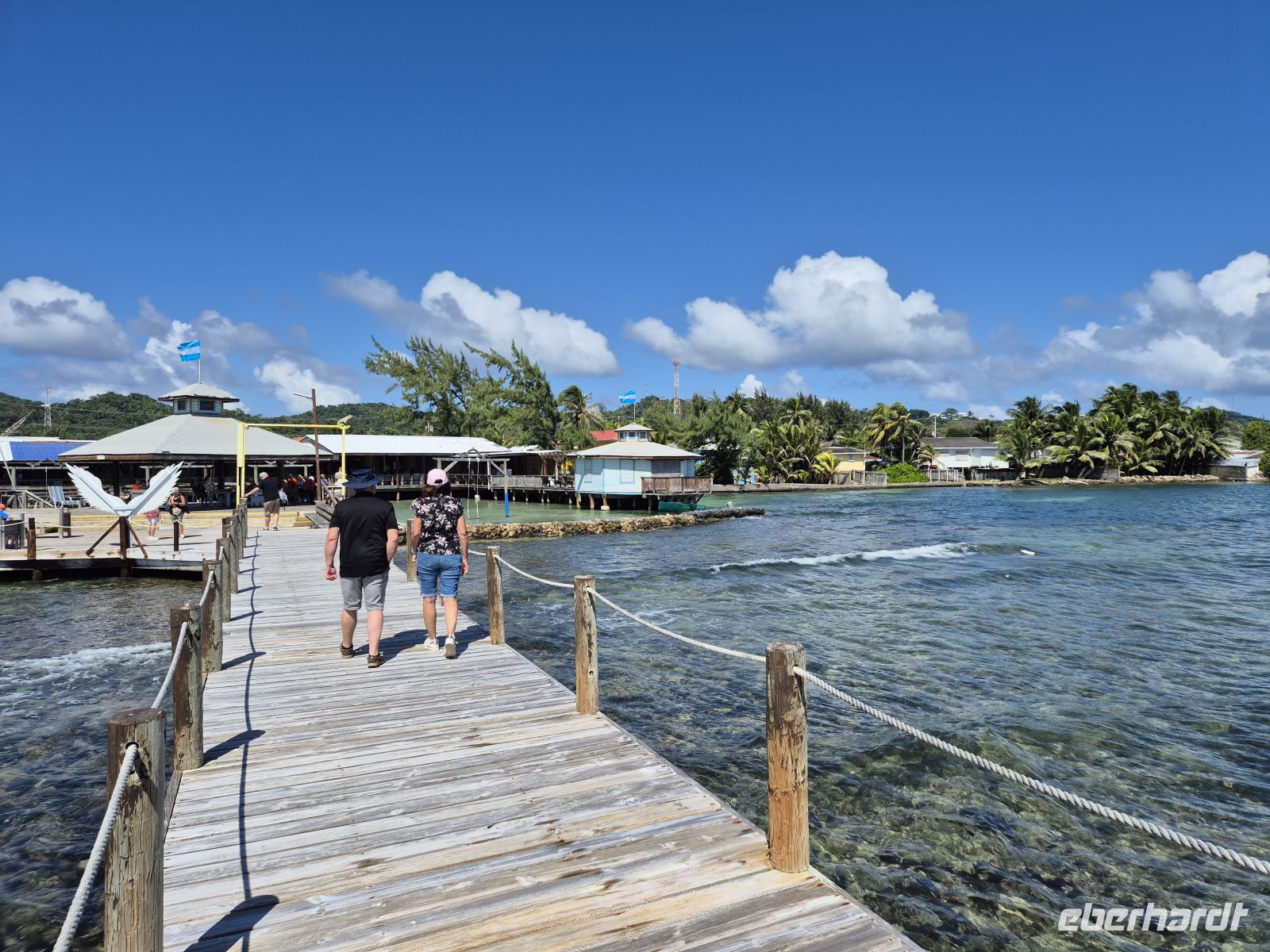 unterwegs auf Roatan, French Habour 