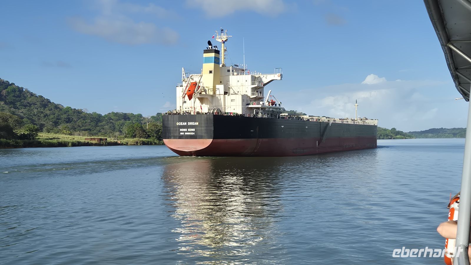 auf dem Panama Kanal