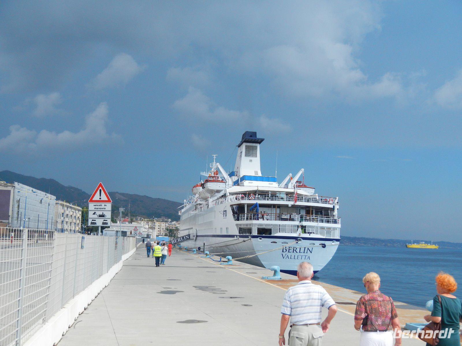 Ankerplatz in Messina