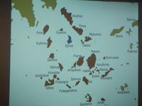 Landkarte Kykladen-Inseln