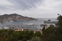0470 Bus 1 - Cartagena_Blick vom Castillo de la Concepción auf den Hafen