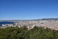 0663 Bus 1 - Marseilles_Aussicht von der Basilika Notre-Dame-de-la-Garde