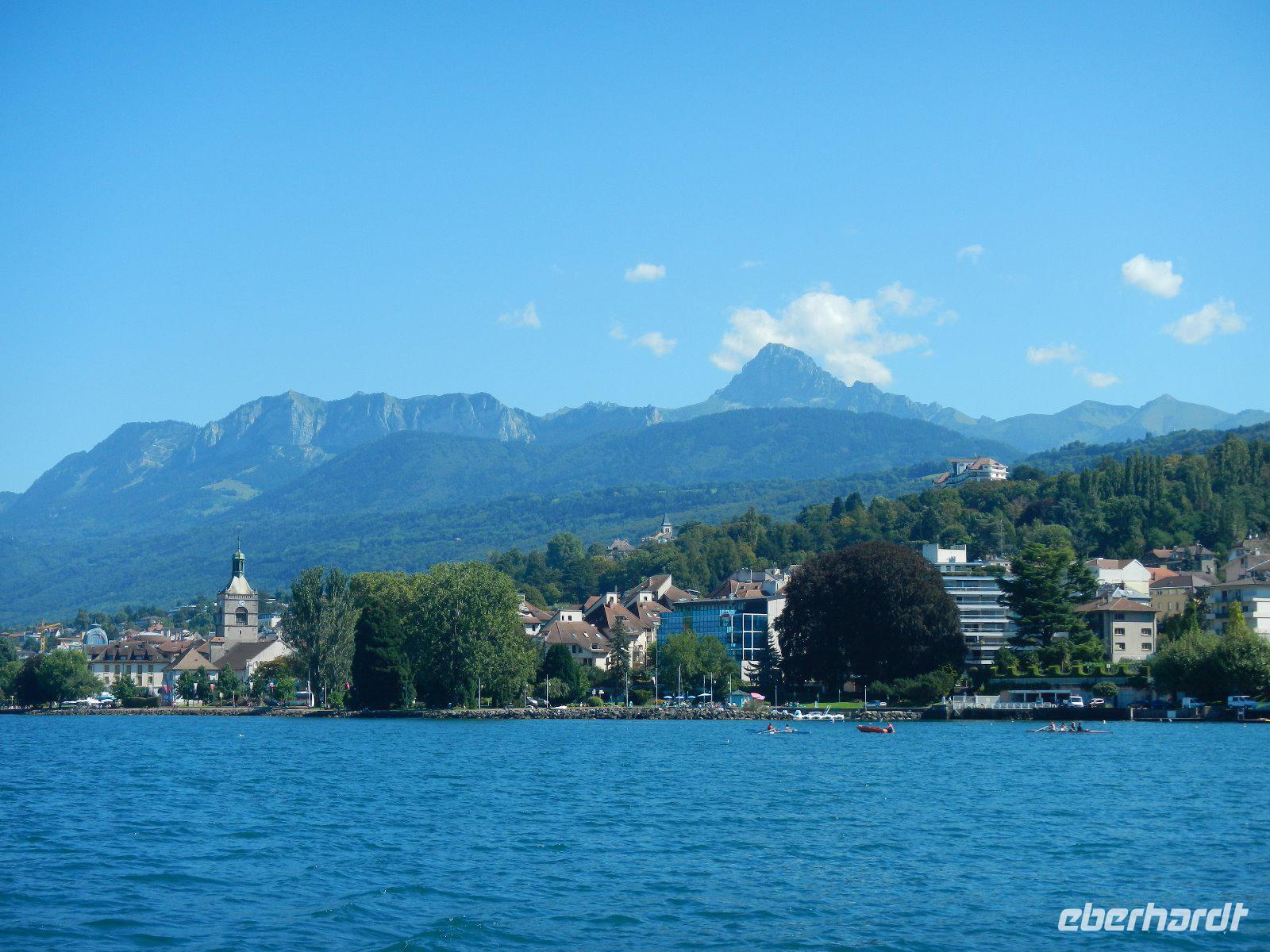 Evian Bootsfahrt