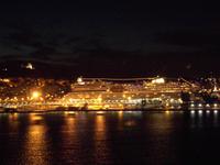 Blick auf das beleuchtete Palma