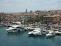 Blick auf Ajaccio in Korsika