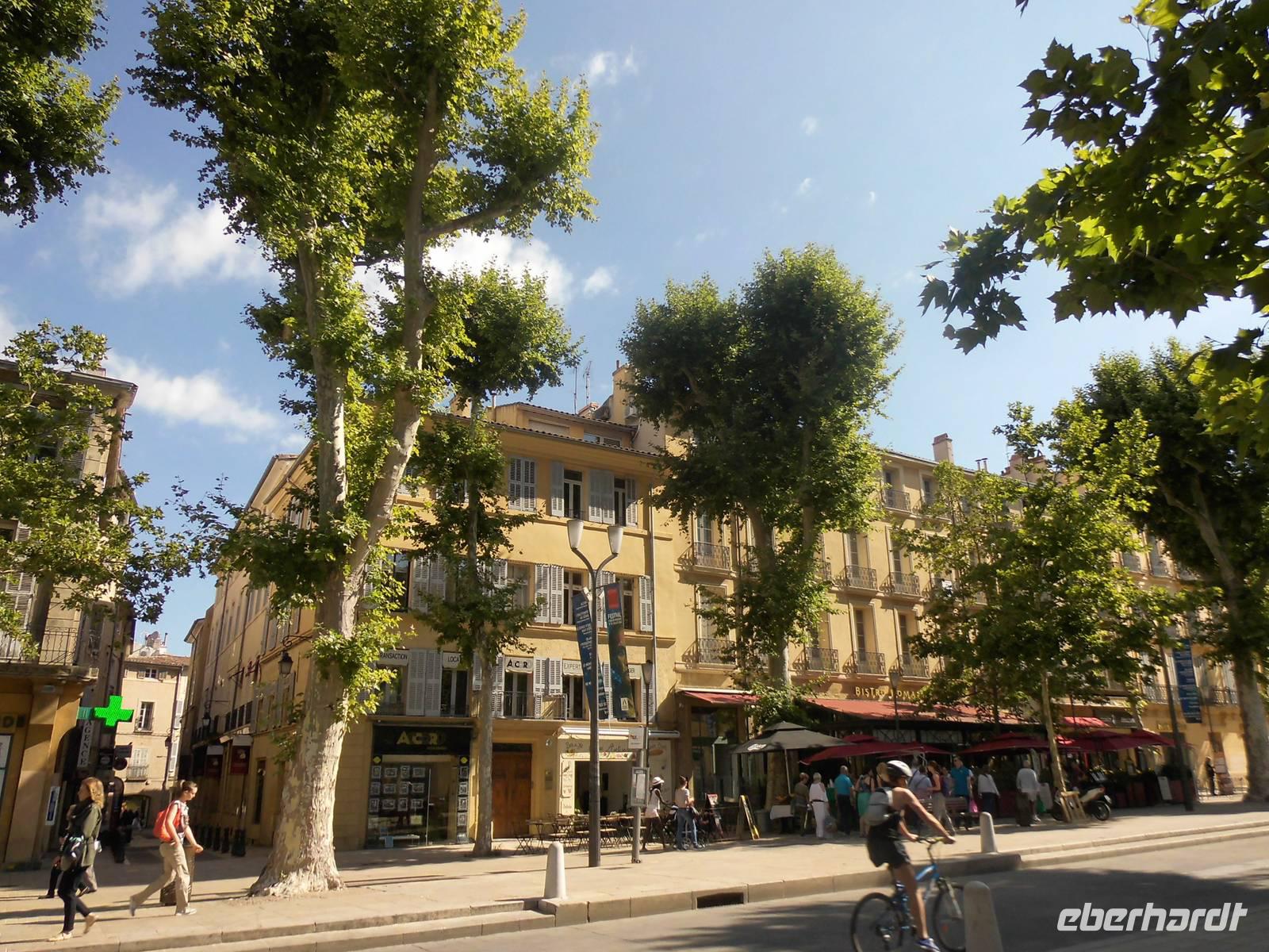 Cours Mirabeau in Aix de Provence