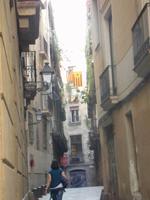 im Gotischen Viertel in Barcelona