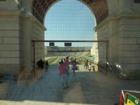 Blick ins Olympia Stadion von Barcelona