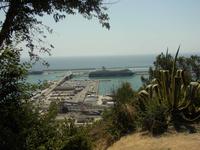 Blick auf den Hafen von Barcelona