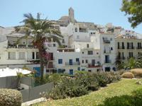 Blick zur Kathedrale von Ibiza Stadt