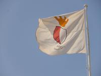 Fahne von hinten in der Mdina