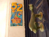 Verzierungen an der Tür