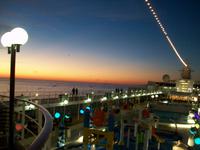 Abendstimmung auf der MSC 