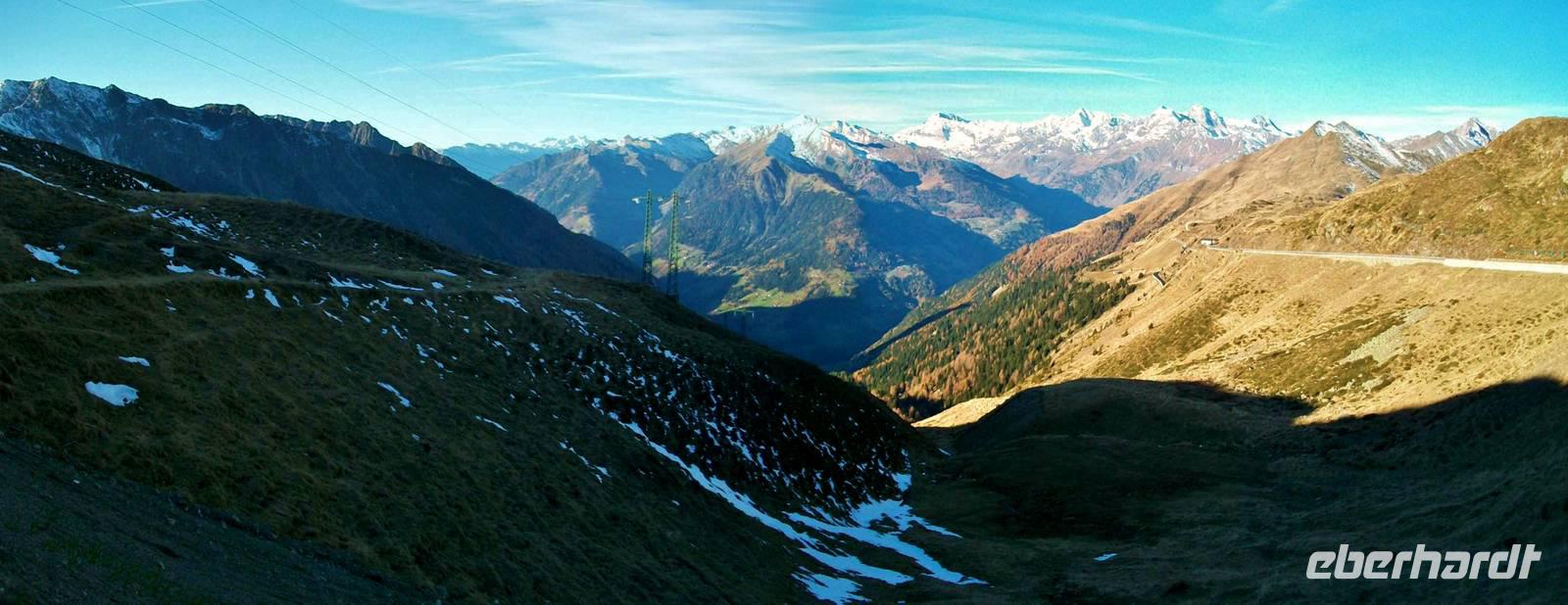 Heimreise über den Jaufenpass in Südtirol