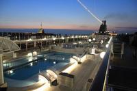 Abendstimmung auf der MSC 