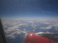 Flug über die Alpen