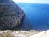 Blick zur blauen Grotte