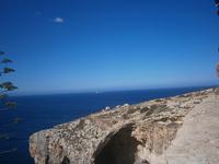 Blick zur blauen Grotte