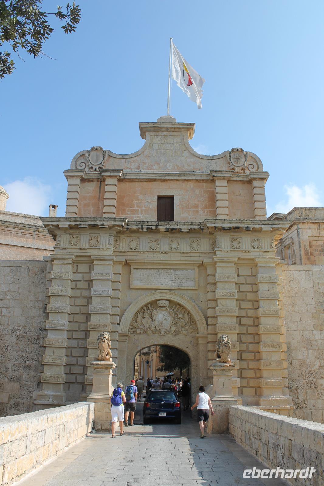 Mdina, die Befestigte