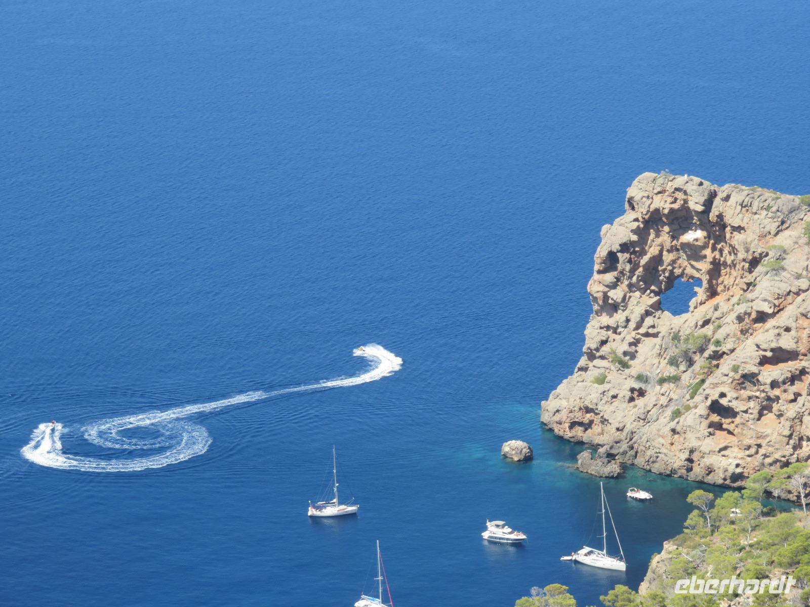 Mallorca - Inselrundfahrt - Fahrt entlang der Steilküste
