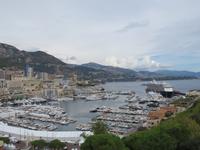 Monaco - Blick vom Grimaldi-Palast zum Hafen mit Mein Schiff 3