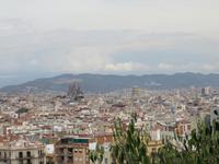 Barcelona - Stadtrundfahrt - Blick über die Stadt vom Berg Montjuic