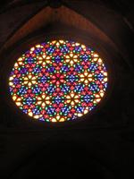 Palma de Mallorca -Besuch der Kathredrale Sa  Seu - Große Rosette