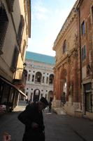 Durchblick zur Basilika Palladiana