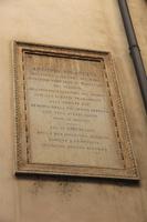 Inschrift zur erstem Weltumseglung von Pigafetta