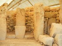 Fruchtbarkeitssymbol im Hagar Qim Tempel