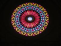 Palma de Mallorca – Kathedrale La Seu – Rosette über dem Haupteingang