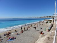 Nizza – Strand an der Promenade des Anglais