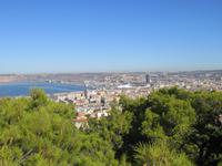 Marseille – Panoramablick von der Kirche Notre-Dame-de-la-Garde