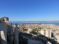 Marseille – Panoramablick von der Kirche Notre-Dame-de-la-Garde