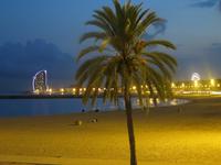 Barcelona – Olympischer Hafen – Blick zum Luxushotel W