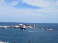 Ibiza-Stadt – Blick zur MEIN SCHIFF 5